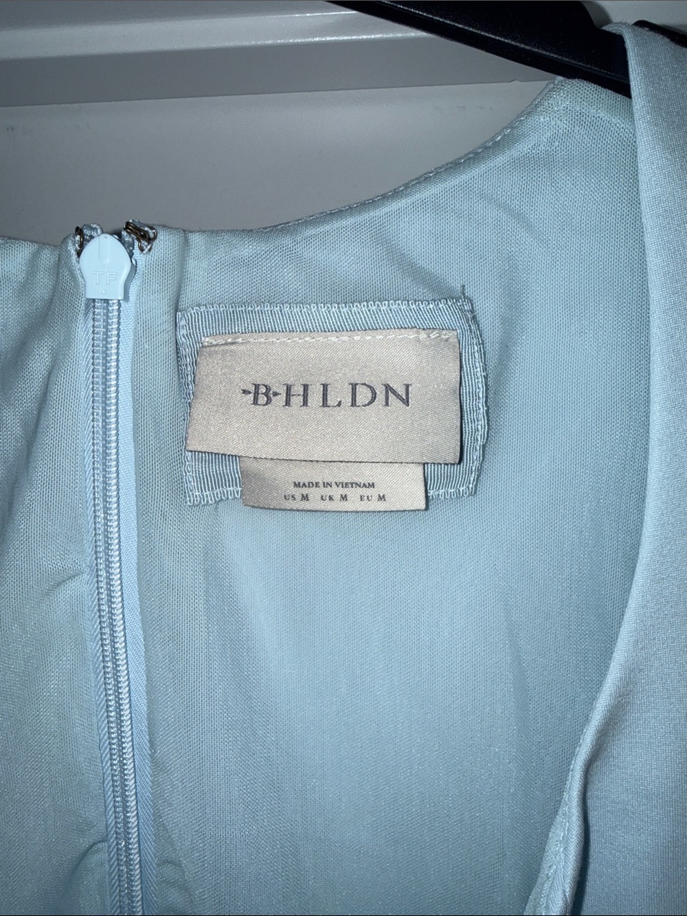 BHLDN Light Blue Sleeveless Fit-and-Flare Dress - Picture 2 of 3